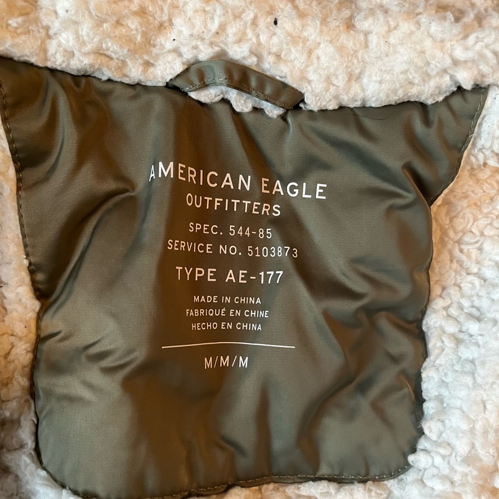 Euc American Eagle Green Winter Jacket - image 5